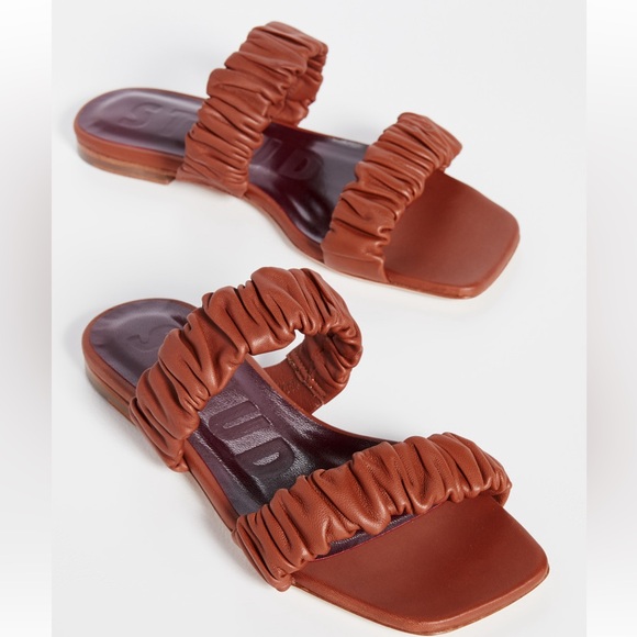 STAUD Maya Ruched Sandals - Picture 4 of 11